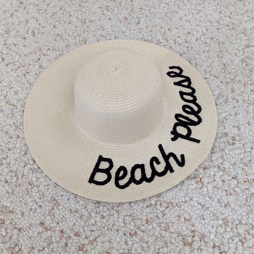 Beach Please Floppy Sun Hat